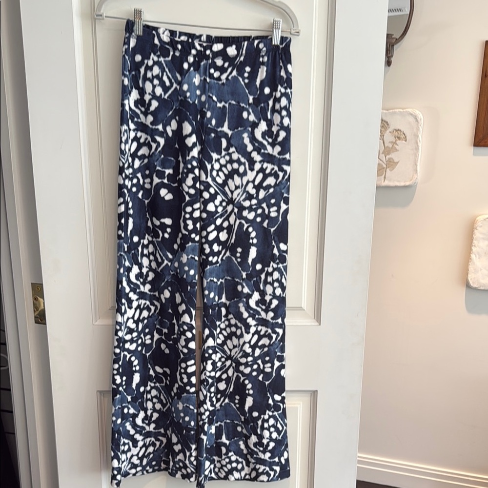 PJ Salvage Navy and White Pajama Pants